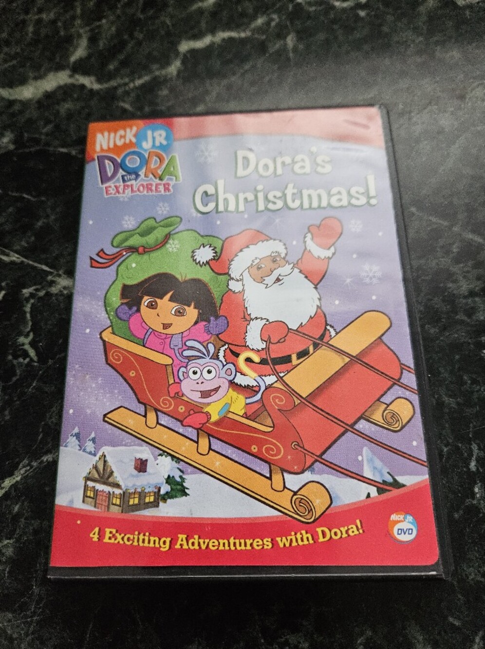 Dora the Explorer Dora's Christmas! Holiday DVD - Purple